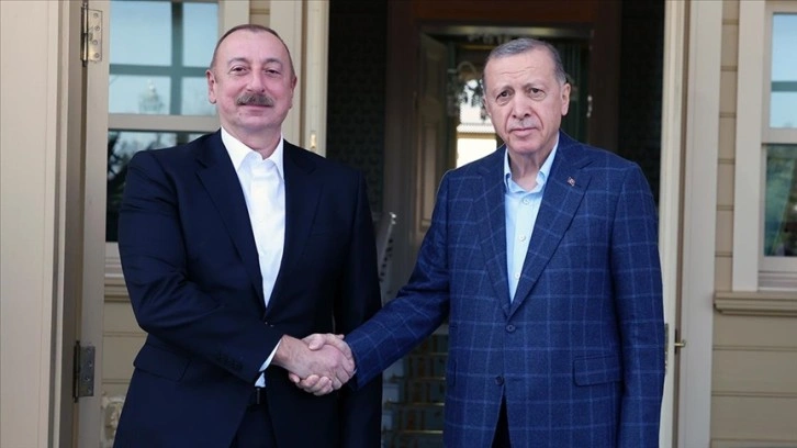 Cumhurbaşkanı Erdoğan, Azerbaycan Cumhurbaşkanı Aliyev ile müşterek araya geldi