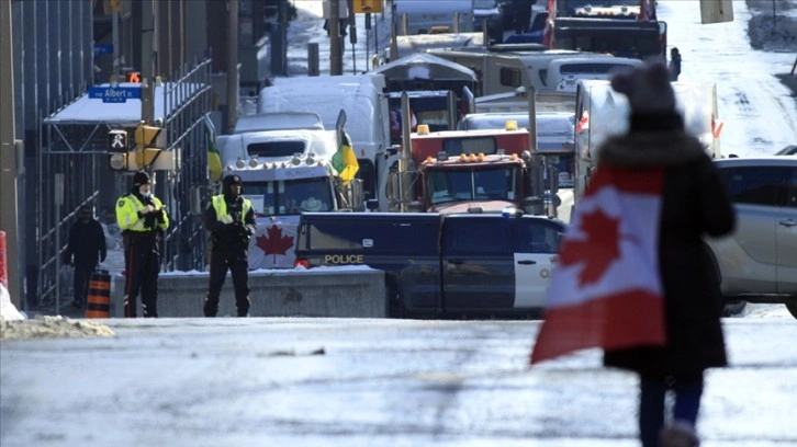 Kanada’daki telkih karşıtı kamyoncuların eylemi 12. gününe girdi