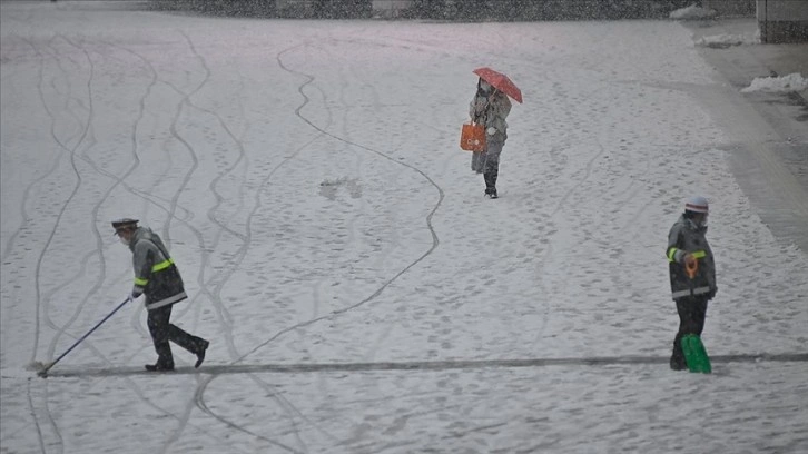 Tokyo'da dip kar yağışı hayatı aksi etkiledi