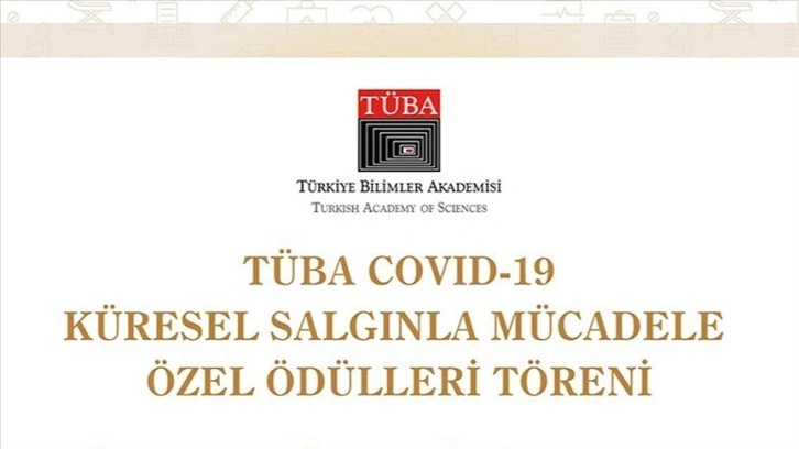 TÜBA'nın Kovid-19 ile uğraş hususi ödülleri pazartesi sahiplerine verilecek