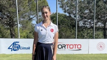 13 yaşındaki Deniz Sapmaz'ın gayesi Türkiye'nin ismini golfte dünyaya duyurmak
