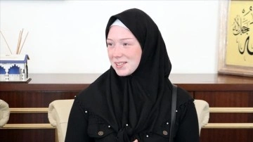 Alman yurttaşı Fabienne, Gaziantep'te Müslüman oldu
