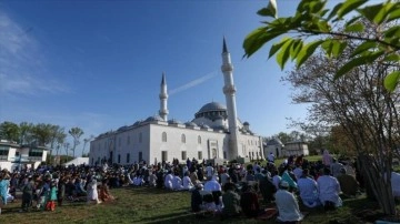 Amerika Diyanet Merkezi'nde Ramazan Bayramı coşkusu