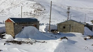 Aras'ın karlı yamaçları kepez köylerine artağanlık taşıyacak