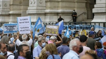 Arjantin'de "adaleti savunmak" gösterisi düzenlendi