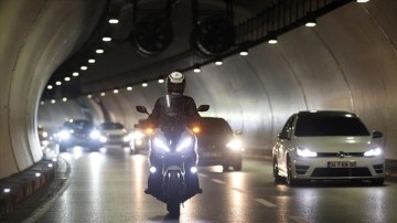 Avrasya Tüneli'nden geçişlerine müsaade verilmesi motosiklet tutkunlarını sevindirdi