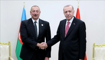 Azerbaycan Cumhurbaşkanı Aliyev, Cumhurbaşkanı Erdoğan'ın mevlit gününü kutladı