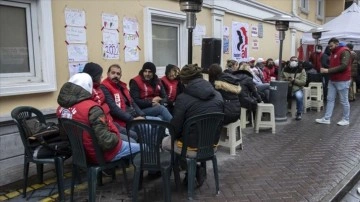 Bakırköy Belediyesi işçilerinin grevi 79 gündür sürüyor