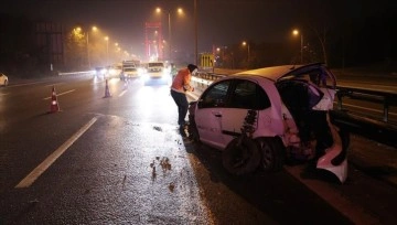 Beykoz’da müteselsil gidiş geliş kazasında 6 isim yaralandı