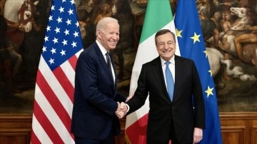 Biden, 10 Mayıs'ta İtalya Başbakanı Draghi'yi Beyaz Saray'da benimseme edecek