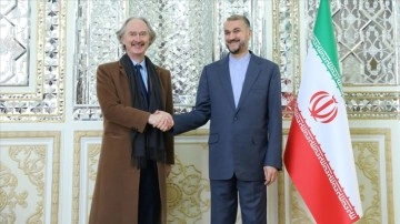 BM Suriye hususi Temsilcisi Pedersen İran Dışişleri Bakanı Abdullahiyan ile görüştü
