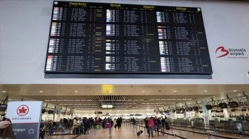 Brüksel Havalimanı'nda uçuşlar iş bırakımı dolayısıyla bozma ediliyor
