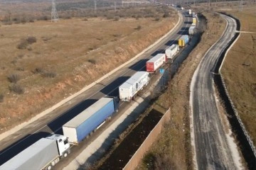Bulgaristan sınırında ihracat kuyruğu