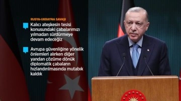 Cumhurbaşkanı Erdoğan: Almanya ile düet tecim hacmimizi 50 bilyon dolara taşımakta kararlıyız