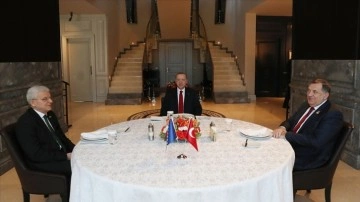 Cumhurbaşkanı Erdoğan, Bosna Hersek Devlet Başkanlığı Konseyi üyeleriyle birlikte araya geldi