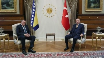 Cumhurbaşkanı Erdoğan Bosna Hersek Devlet Başkanlığı Konseyi Üyesi Dodik'i bildirme etti