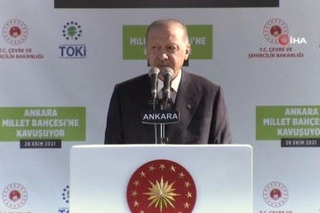 Cumhurbaşkanı Erdoğan duyurdu: İstanbul Atatürk Havalimanı’nda da millet bahçesi kuruyoruz