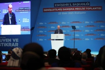 Cumhurbaşkanı Erdoğan, Eskişehir AK Parti İl Danışma toplantısında konuştu