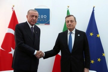 Cumhurbaşkanı Erdoğan, İtalya Başbakanı Draghi’yi kabul etti