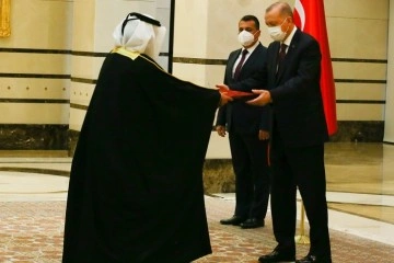 Cumhurbaşkanı Erdoğan, Katar Büyükelçisi Al Thani’yi kabul etti