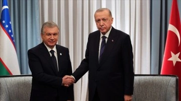 Cumhurbaşkanı Erdoğan, Özbekistan Cumhurbaşkanı Mirziyoyev'le telefonda görüştü