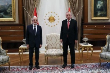 Cumhurbaşkanı Erdoğan, Temel Karamollaoğlu'nu kabul etti