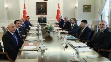 Cumhurbaşkanı Erdoğan, TİSK Başkanı Akkol ve hile müesses üyelerini kabul etti