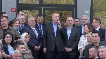 Cumhurbaşkanı Erdoğan: Yola çıkarken verdiğimiz lafları iri seviyede namına getirdik