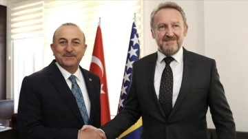 Dışişleri Bakanı Çavuşoğlu, Bosna Hersek'te temaslarda bulundu