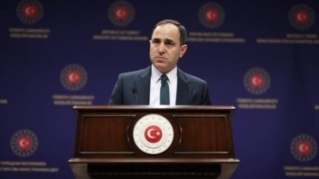 Dışişleri Sözcüsü Bilgiç'ten Macron'un Türkiye'yi amaç düzlük laflarına tepki