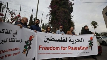 Filistinlilerden Balfour Deklarasyonu’nun yıldönümünde İngiltere’ye defo çağrısı
