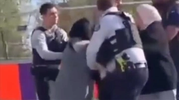 Fransa'da savcılık, kere ortasında başörtülü iki hanımı darbeden polislere soruşturma açtı