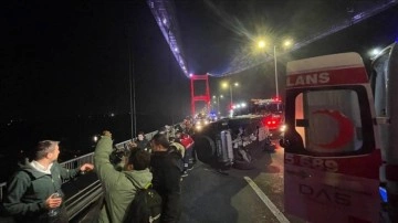 FSM Köprüsü'nde müteselsil gidiş geliş kazasında 4 ad yaralandı