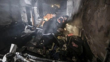 Gazze'de 20'den aşkın ferdin hayatını yitirdiği yangının 'kaza sonucu' çıktığı