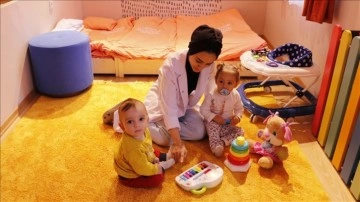 Gebze'de vardiyalı etkin annelerin çocuklarına 24 vakit kreş hizmeti