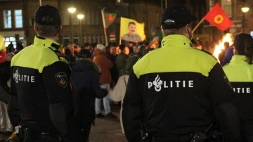 Hollanda polisi, taşkınlık özne terör örgütü PKK yandaşlarını gözaltına aldı