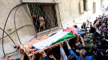 İsrail askerlerince vurularak yaşamını kaybeden Filistinli bebek sonuç yolculuğuna uğurlandı