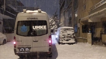 İstanbul'un değişik noktalarında UMKE ekipleri görevlendirildi