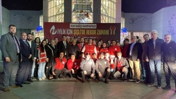 Kan bağışında İstanbul rekoru Şişli'de kırıldı