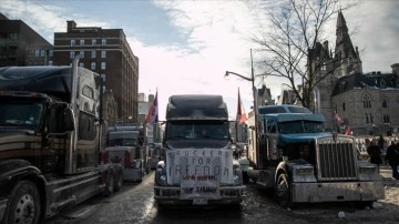 Kanada'da kamyoncuların başlatmış olduğu protesto mahkemeye taşındı