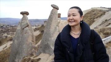 Kapadokya'nın Japon gelini 18 senedir turizme yardım sunuyor