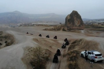 Kapadokya’yı havadan göremeyince, karadan gezdiler