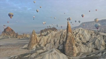 Kapadokya'yı şubatta 83 bin 432 gezmen gezdi