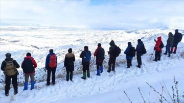 Karla ciltli Emirhan Kayalıkları natür tutkunlarını ağırladı
