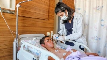 Kars'ta kaybolduktan 4 çağ sonradan mevcut çocuğun tedavisi Van'da sürüyor