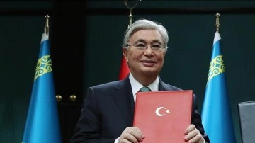 Kazakistan Cumhurbaşkanı Tokayev: Türkiye, Kazakistan düşüncesince aşırı ehemmiyetli birlikte izlemsel ortak