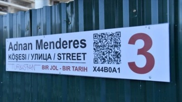 Kazakistan'ın Türkistan şehrindeki müşterek sokağa Adnan Menderes ismi verildi