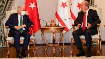 KKTC Cumhurbaşkanı Tatar, AK Parti Genel Başkanvekili Yıldırım'ı bildirme etti