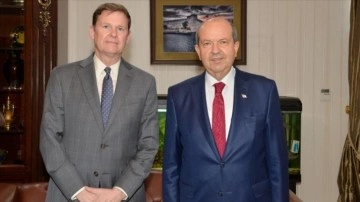 KKTC Cumhurbaşkanı Tatar, BM'nin dünkü Kıbrıs hususi Temsilcisi Stewart'ı ikrar etti