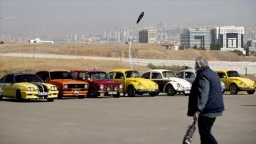Klasik otomobiller Ankara'da buluştu